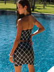 Top Halter Glam black