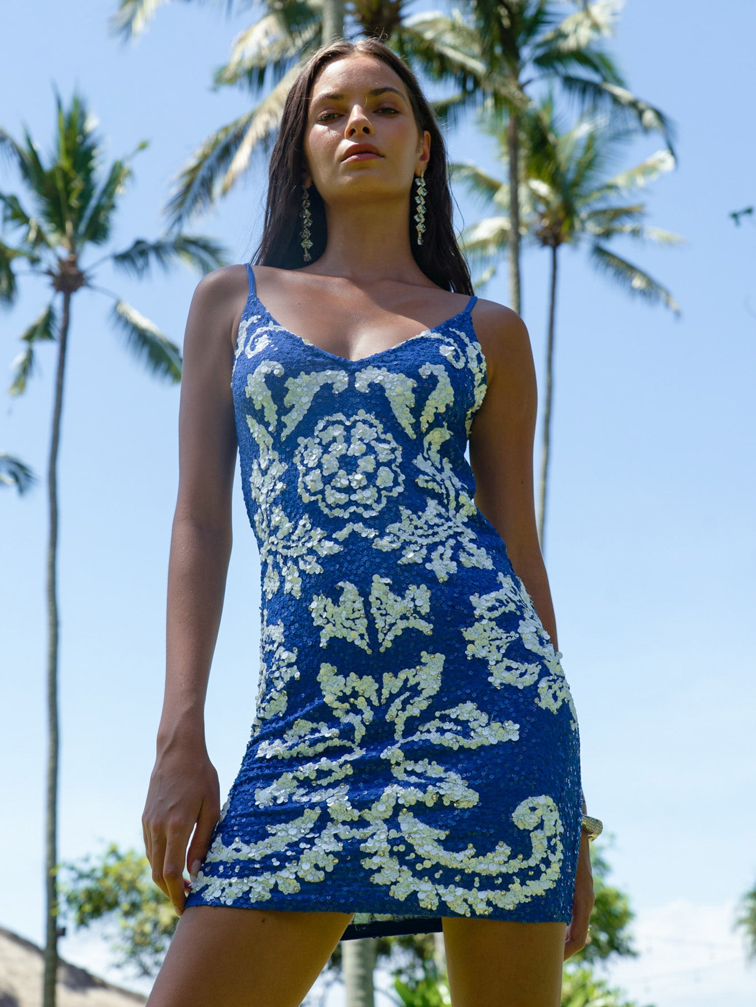 Saphire Flower Dress
