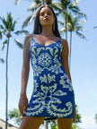 Saphire Flower Dress