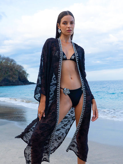 Kimono Damasque black