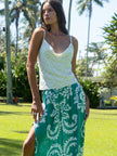 Garden Green Long Skirt