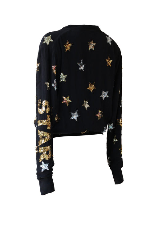 Bomber Stars Black