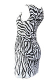 Dress Zebra Black