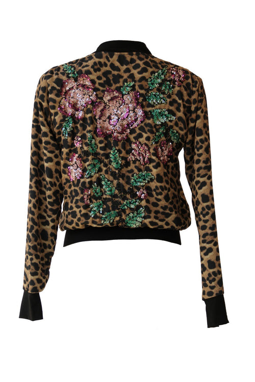 Bomber Roses Animal print