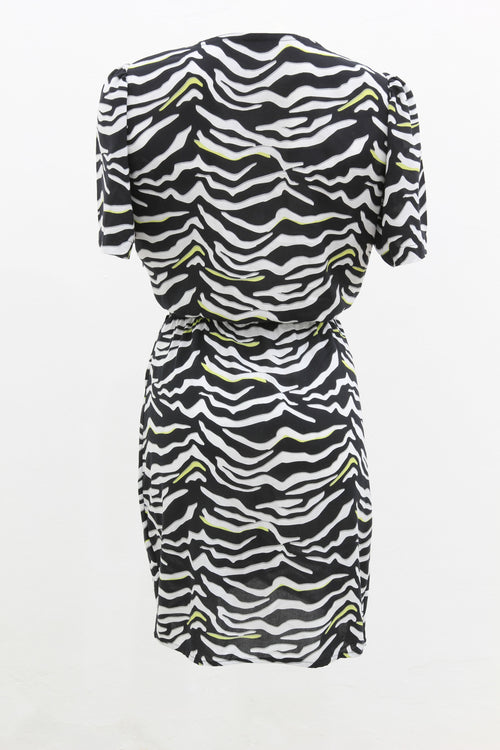 Wrap Dress Animal Print