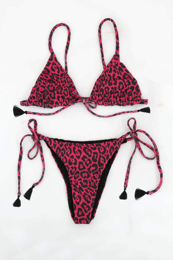 Bikini Fuchsia Animal Print