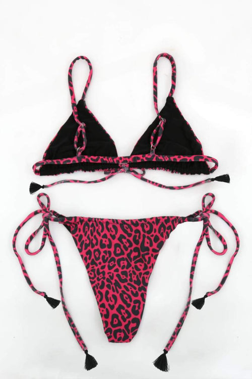 Bikini Fuchsia Animal Print