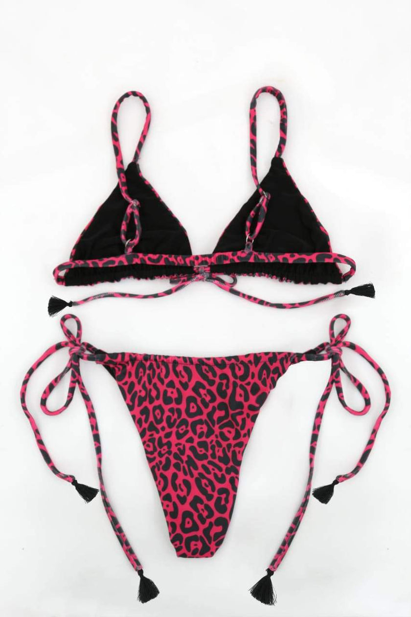 Bikini Fuchsia Animal Print