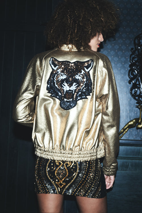 Jacket Tiger gold