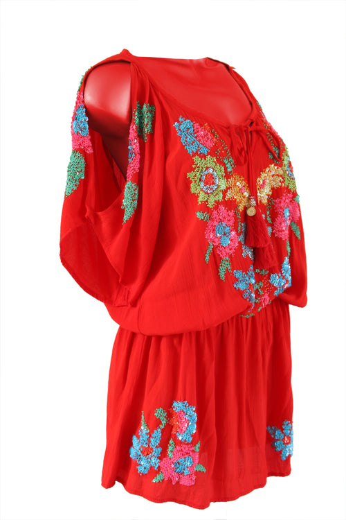 Tunic Blossom Red
